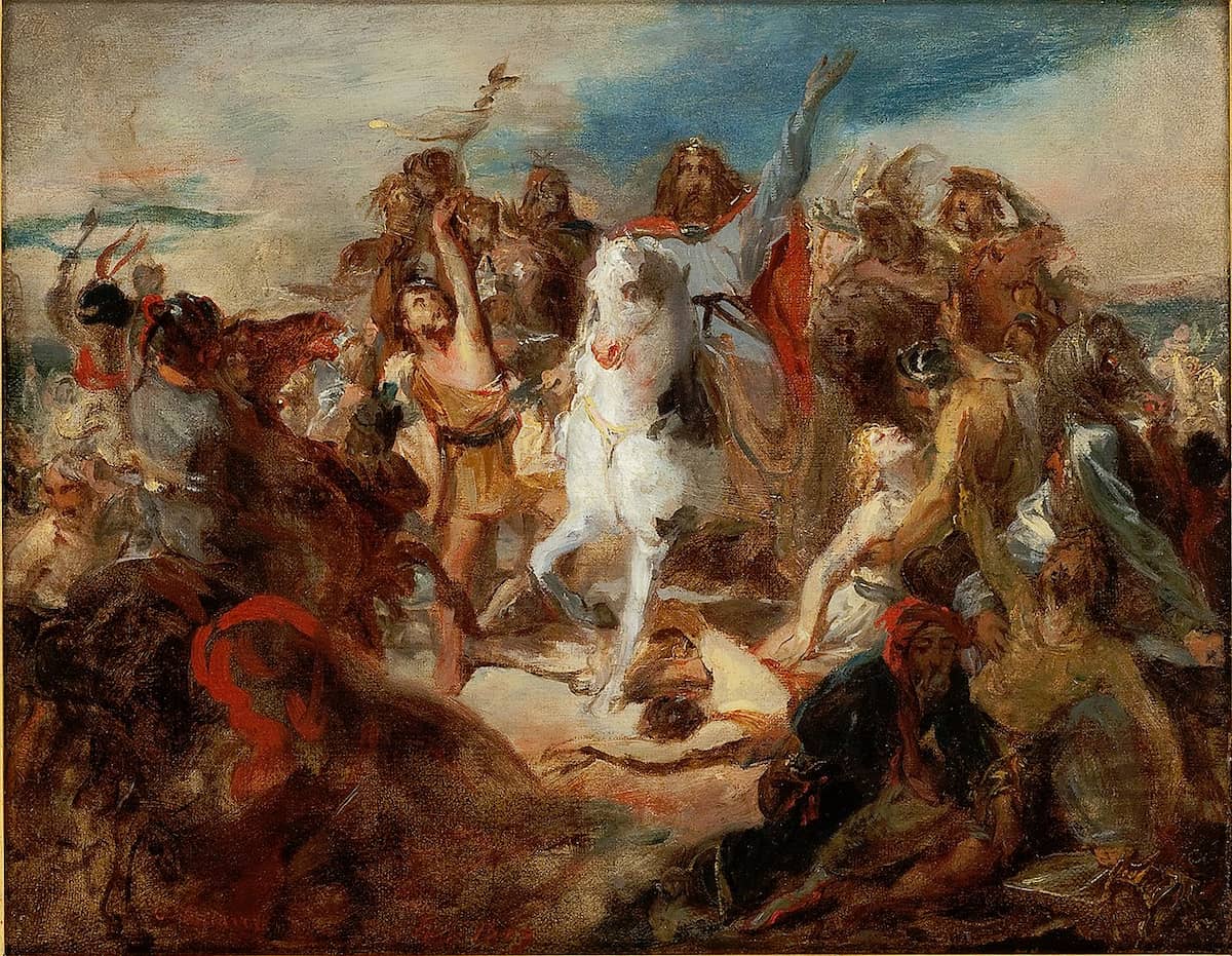 Clovis at the Battle of Tolbiac