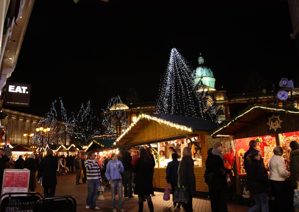 Frankfurt Christmas Market in Victoria Square, Birmingham.