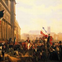 Louis-Philippe welcomed at the Hôtel de Ville (31 July 1830)