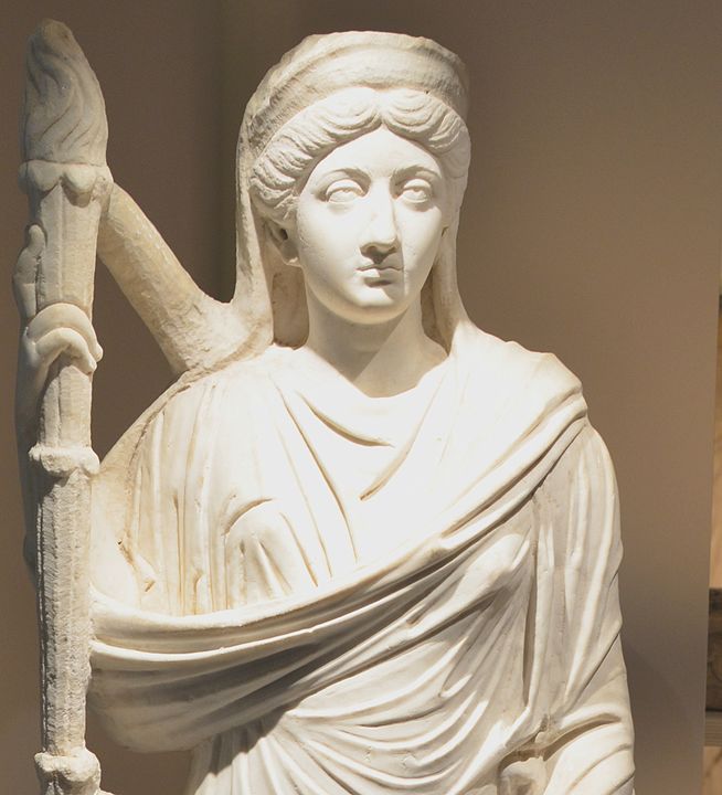 Marble statue of Lucilla depicted as Ceres, 150–200 AD