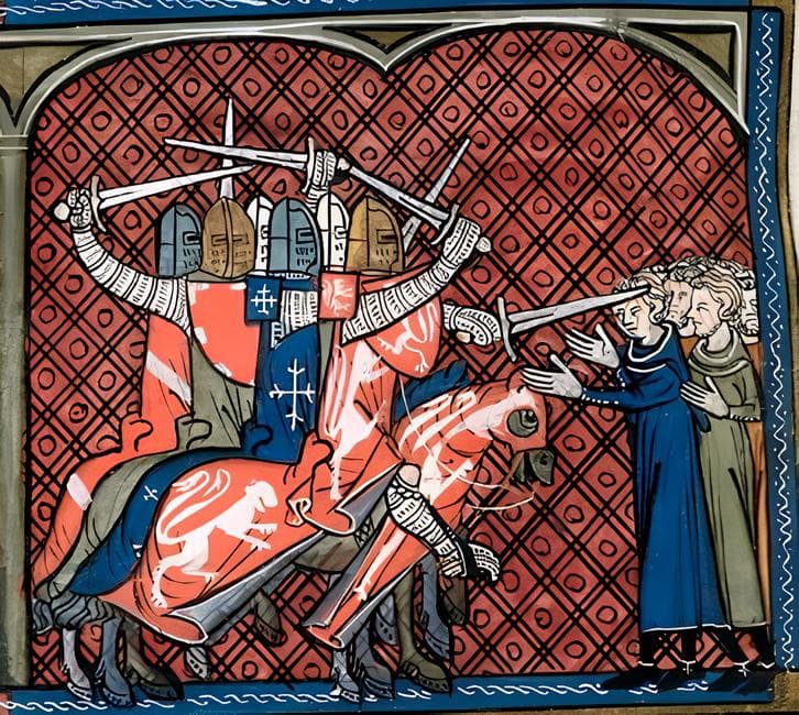 Massacre against the Albigensians by the Crusaders