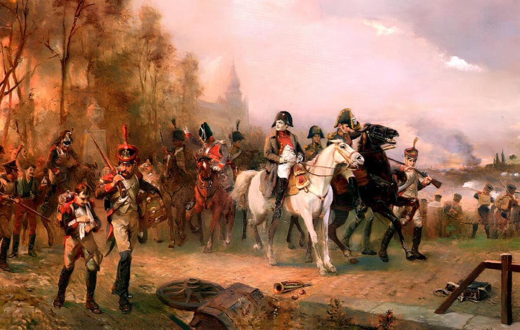 "Napoleon at Borodino." Battle of Borodino