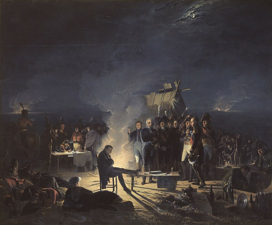 Napoleon's Bivouac on the Battlefield of Wagram