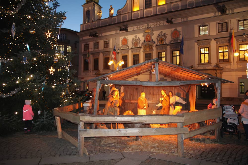 Nativity scene in České Budějovice. 