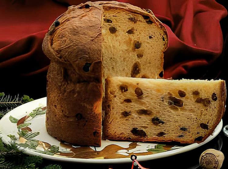 Panettone vero, Italian Christmas cake.