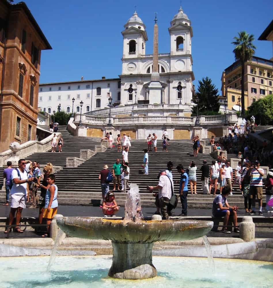 The Spanish Steps, Piazza di Spagna, Rome.