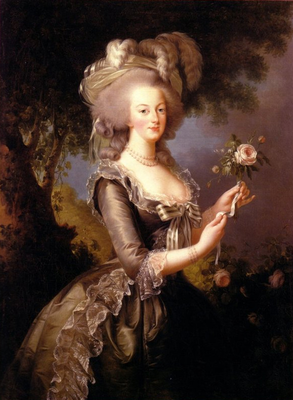 Portrait of Marie-Antoinette in 1783 by Elisabeth Vigée-Lebrun (Château de Versailles)