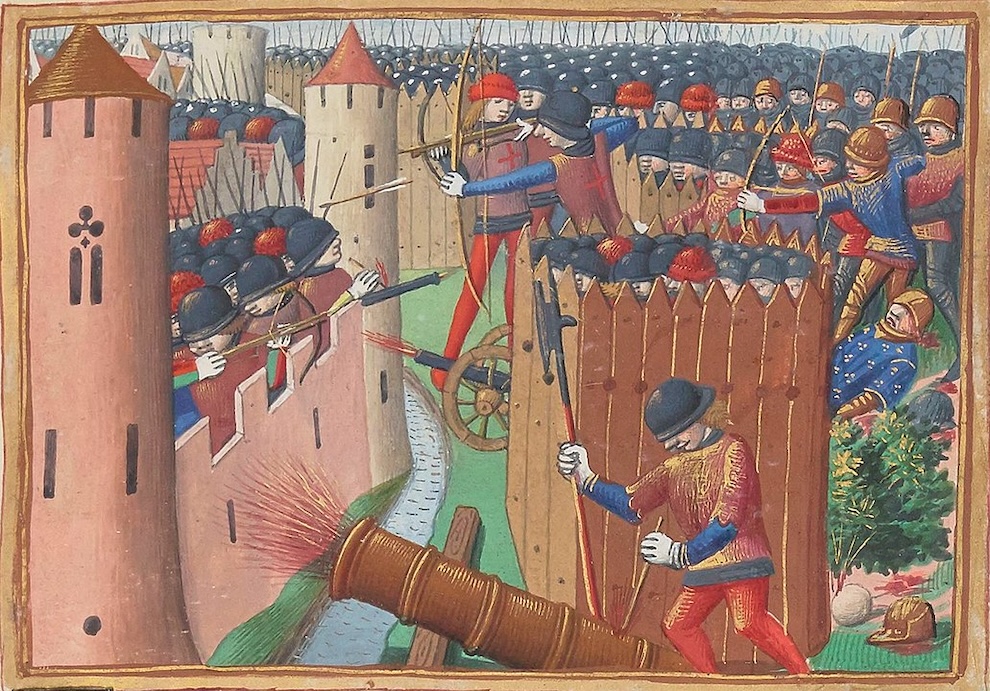 Siege of Orléans, 1429, using cannon fire hundred years' war