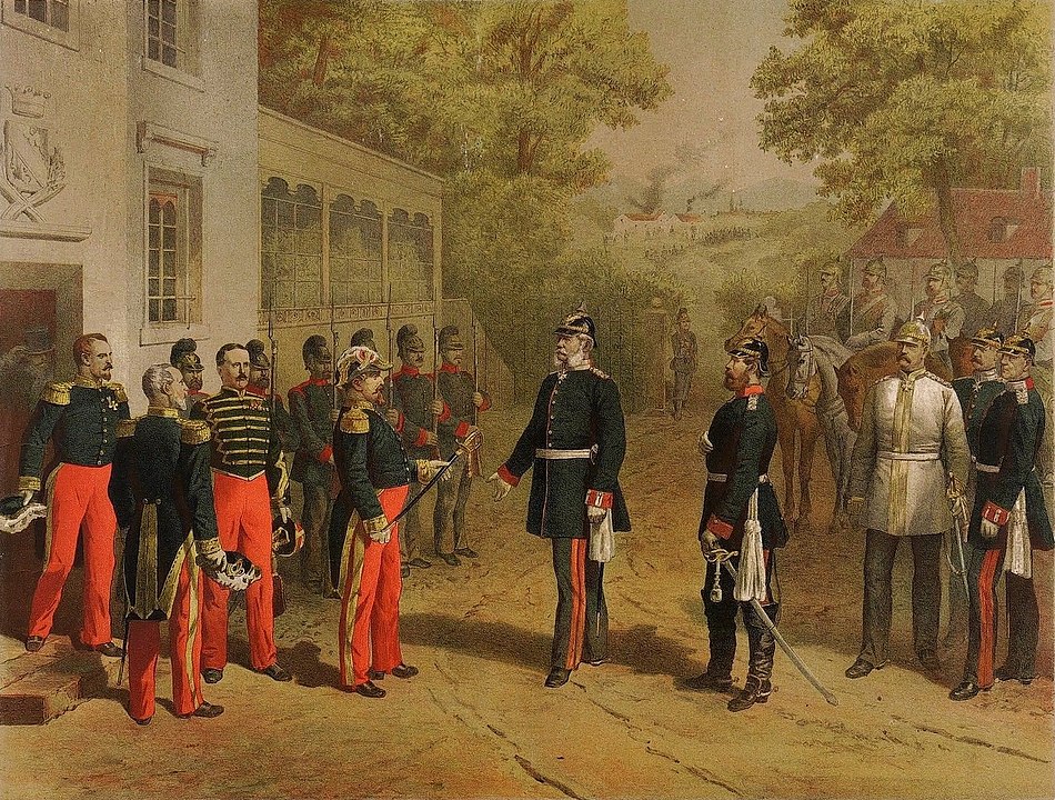 Surrender of Napoleon III after the Battle of Sedan, 1 September 1870 Second French Empire