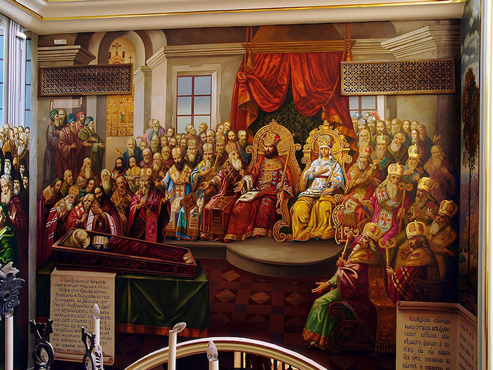 The Fourth Ecumenical Council (painting of the Assumption Cathedral of the Kiev-Pechersk Lavra)