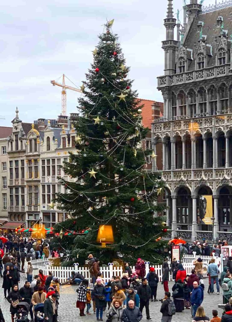 Christmas in Grand Place, Belgium.