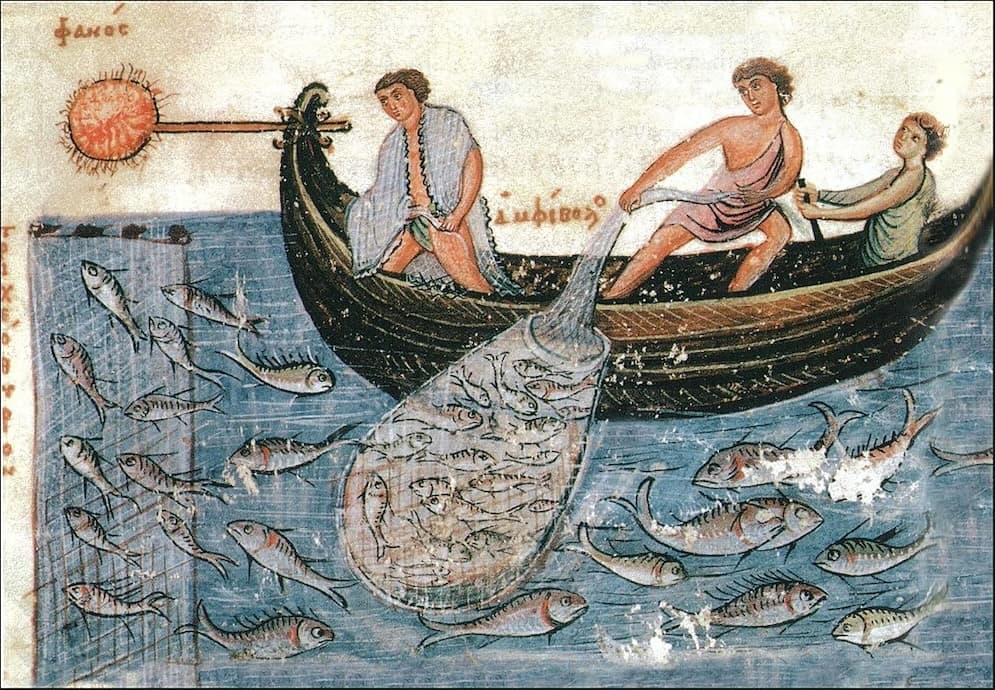 The resins and naphtha used for lampara fishing may have been the cause of "Greek fire".