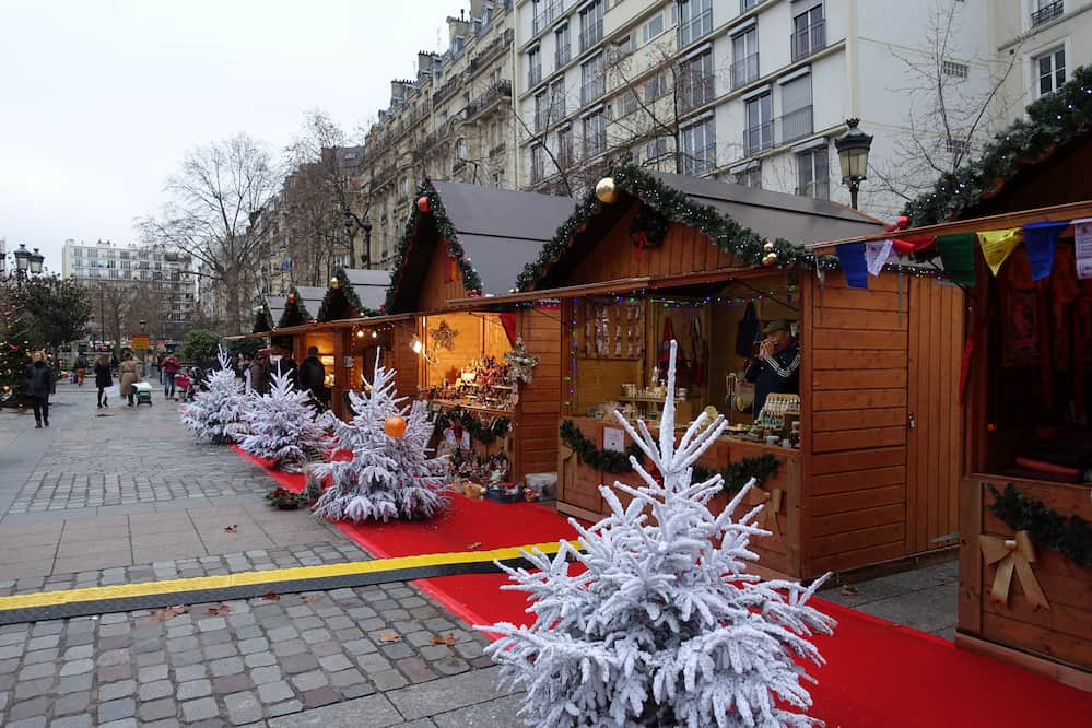 Christmas Market, Paris, City Hall.