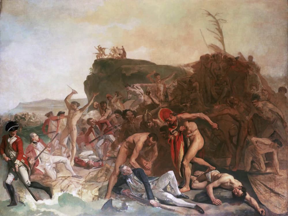 The Death of Captain James Cook.