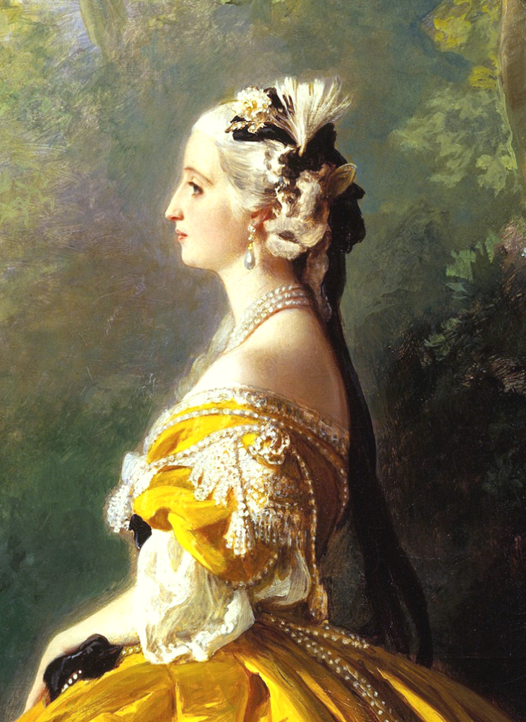 Empress Eugénie as Marie Antoinette (by Franz Xaver Winterhalter, 1854)