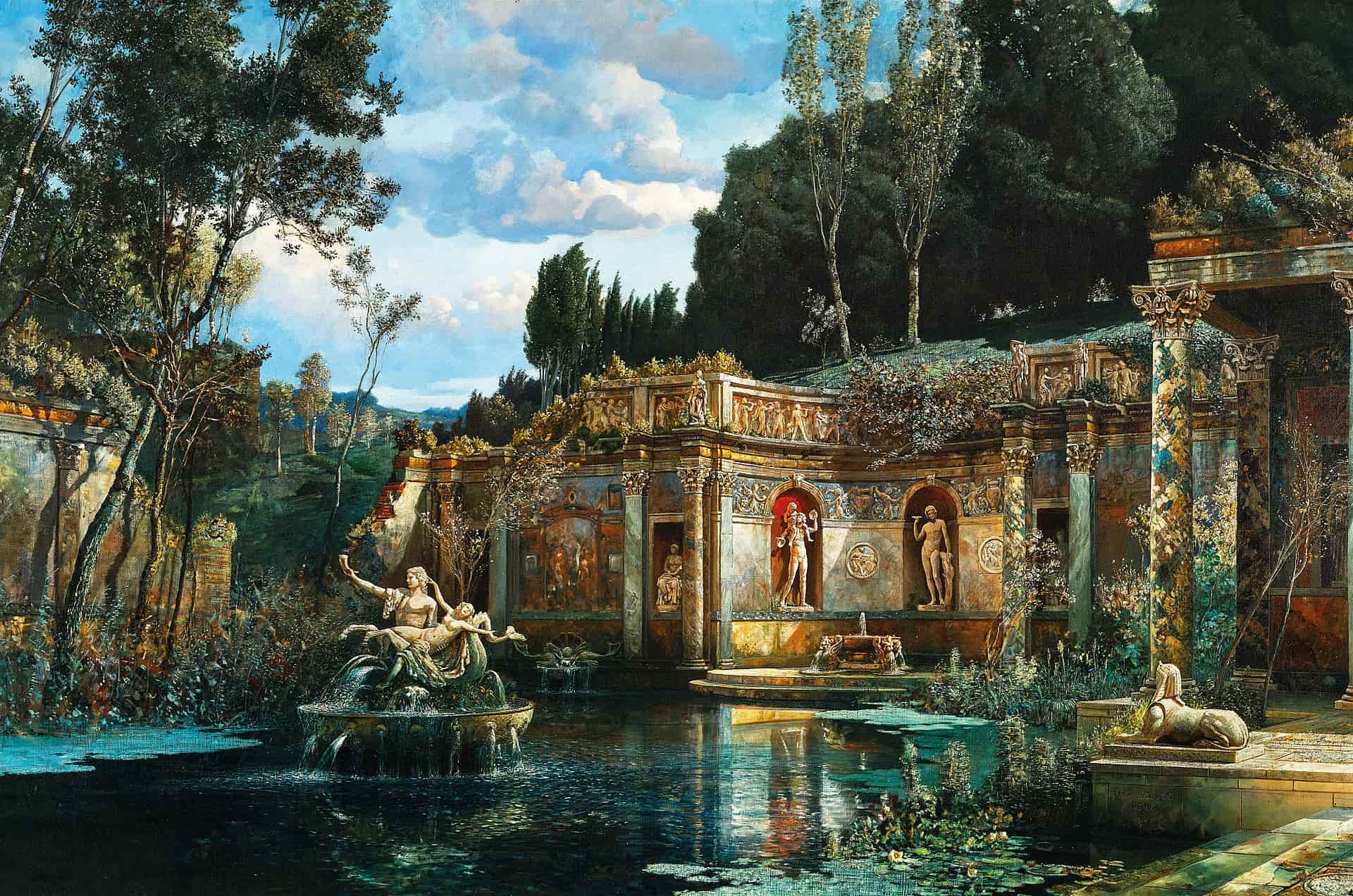 Park Landscape with Nymphaeum, Rome