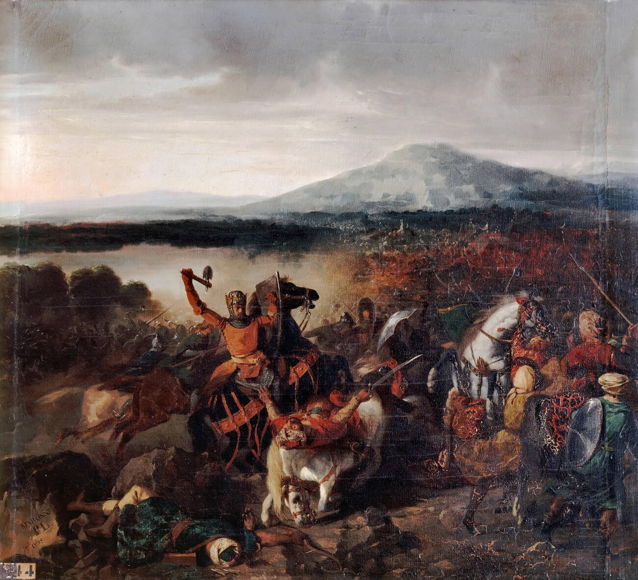 Roger I of Sicily at the Battle of Cerami (1063)