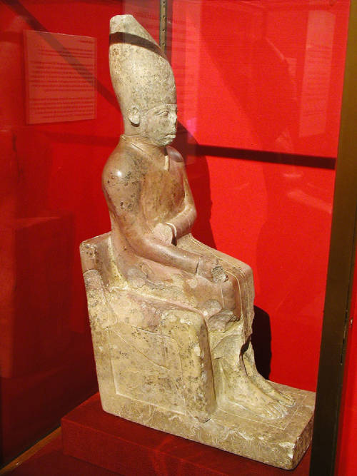 Limestone statue of Khasekhemwy.