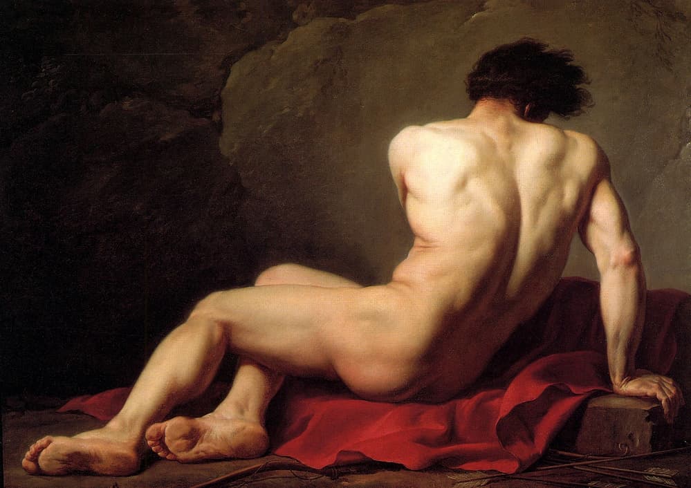 Patroclus, by Jacques-Louis David (1780).