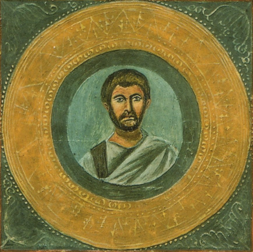 Portrait of Terence from Vaticana Vat. lat