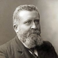 Jean Jaurès photographed by Henri Manuel.