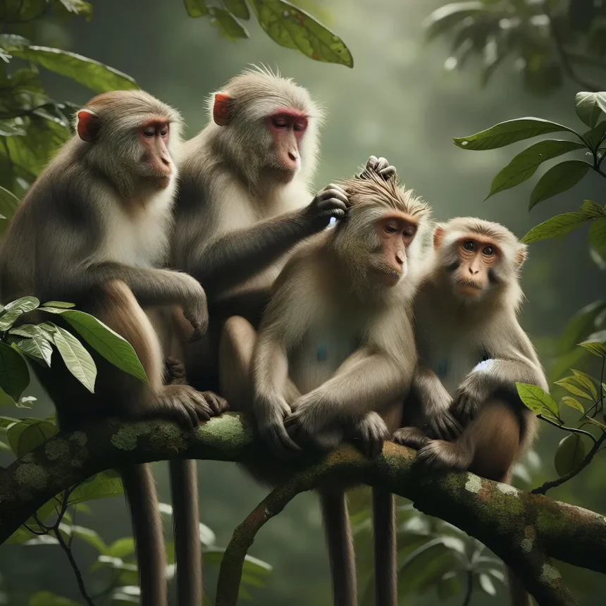 female macaques