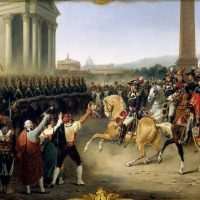 Entry of the French army into Rome, 15 February 1798 by Hippolyte Lecomte