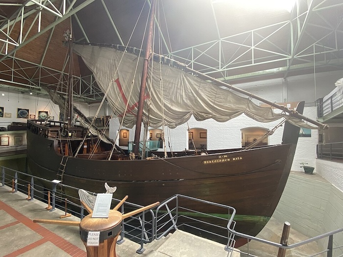 A replica of Bartolomeu Dias ship displayed in the Bartolomeu Dias Museum Complex