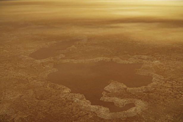 There are rivers and lakes on the surface of Saturn's moon Titan.