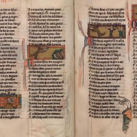 Excerpt from the “Roman de Renart” manuscript,