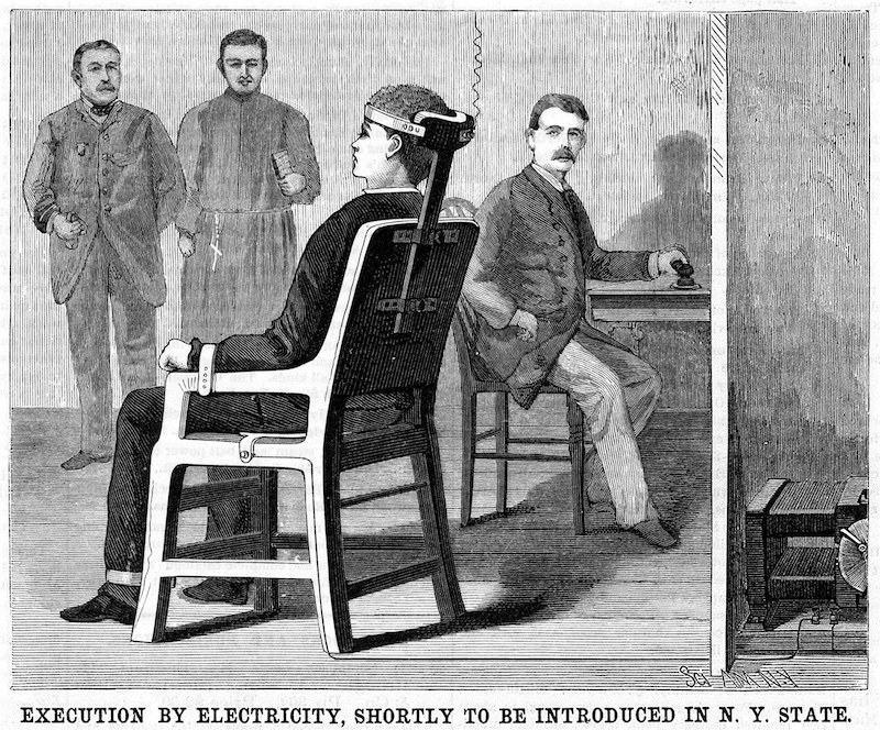 Execution by electricity.