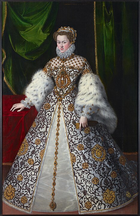 Portrait of Elizabeth of Austria (1554-1592), Queen consort of Charles IX of France