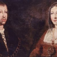 The "Catholic Monarchs", Ferdinand II of Aragon and Isabella I of Castile