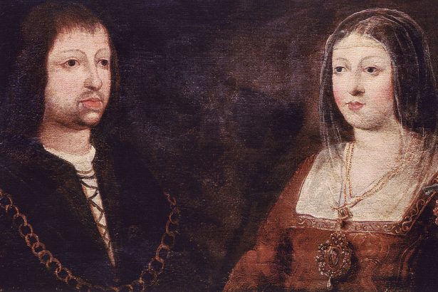 The "Catholic Monarchs", Ferdinand II of Aragon and Isabella I of Castile