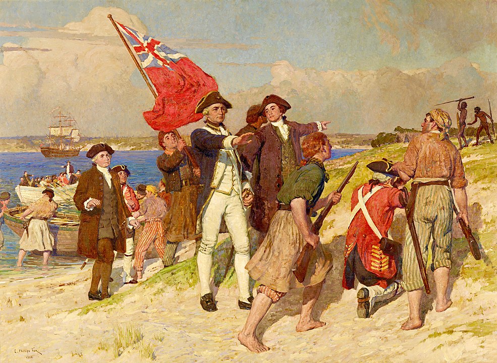 James Cook's landing at Botany Bay (Kamay), 1770