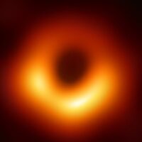 Image of the supermassive black hole at the core of the galaxy Messier 87 / ESO