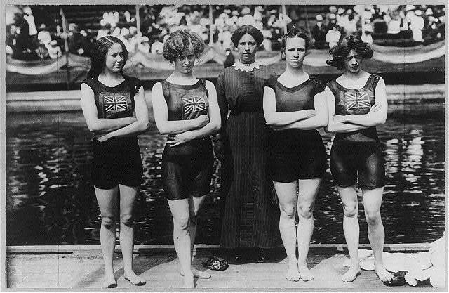 British swimming team at the 1912 Olympics