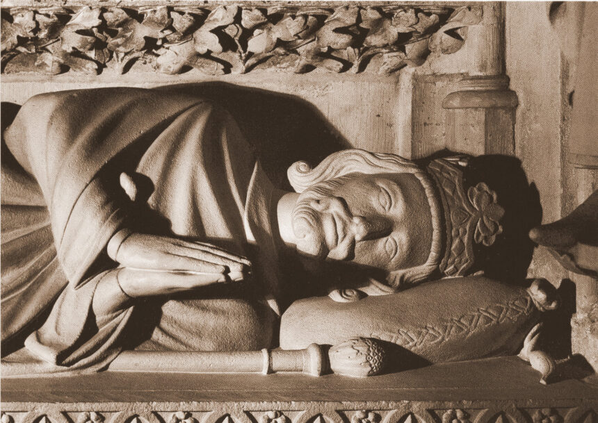 Detail of Dagobert's tomb