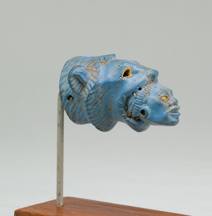 Handle Depicting a Lion Subduing a Nubian