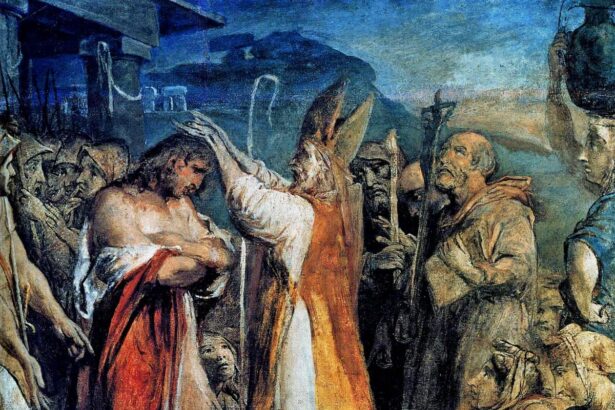 James Barry's The Baptism of King Cashel by St Patrick