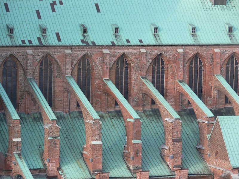 Lübeck Marienkirche Strebeböge