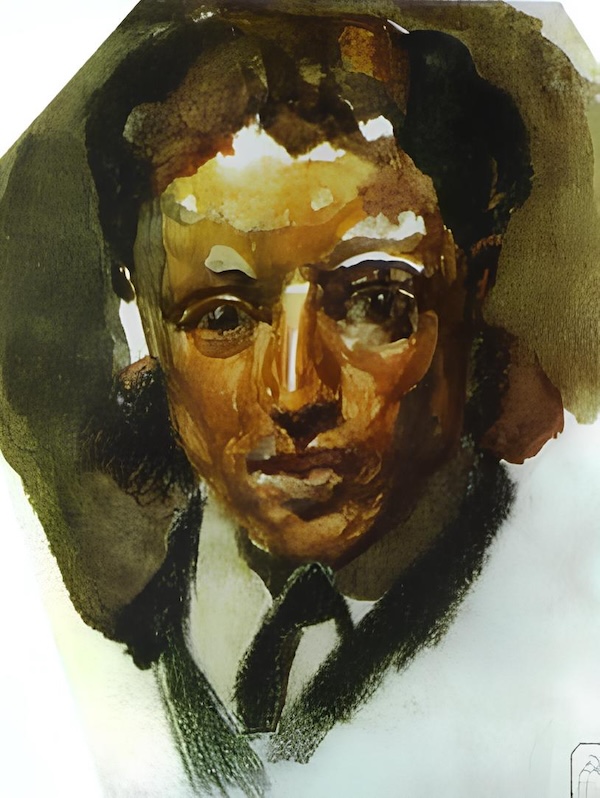 Mikhail Vrubel: "Self-Portrait" (1885)