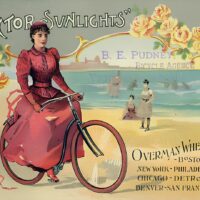 1894 advertisement for the Victor Bicycle, made by the Overton Wheel Company