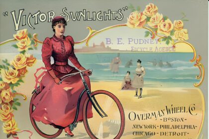 1894 advertisement for the Victor Bicycle, made by the Overton Wheel Company