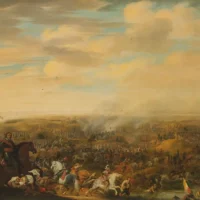 Prince Maurice at the Battle of Nieuwpoort by Pauwels van Hillegaert