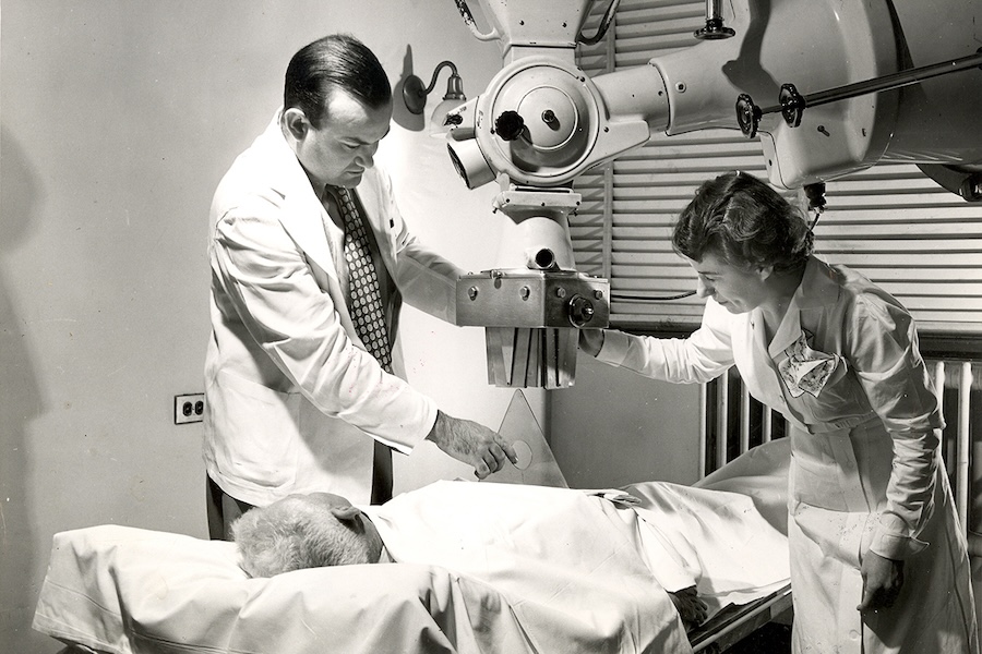 Radiation therapy at MSK circa 1949