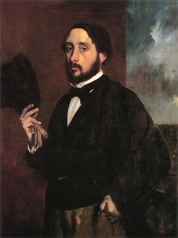 Self-portrait by Edgar Degas