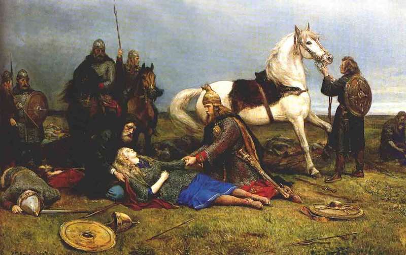 Such women were called Skjaldmær — “shield maiden.”