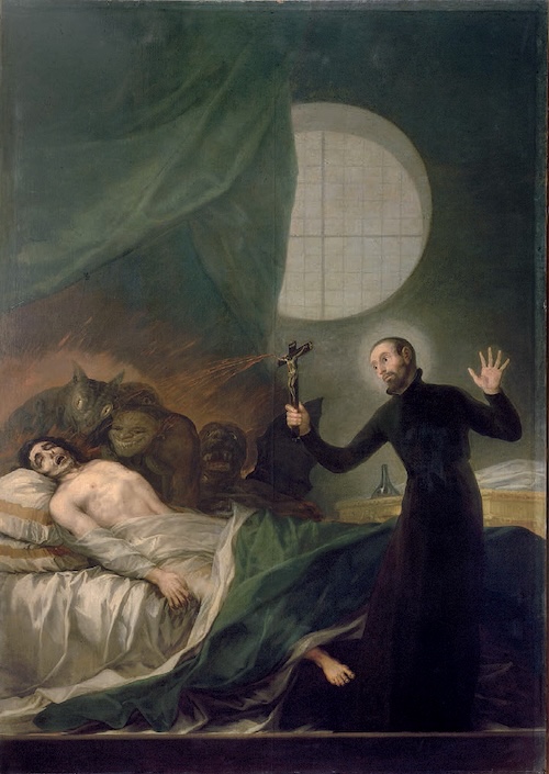 St. Francis Borgia Helping a Dying Impenitent by Goya