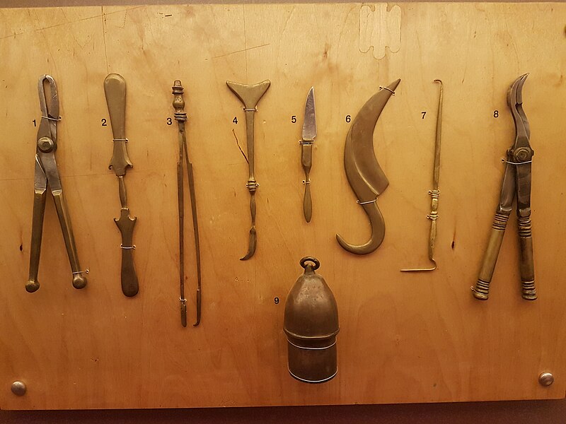 Surgical instruments of Ancient Greece